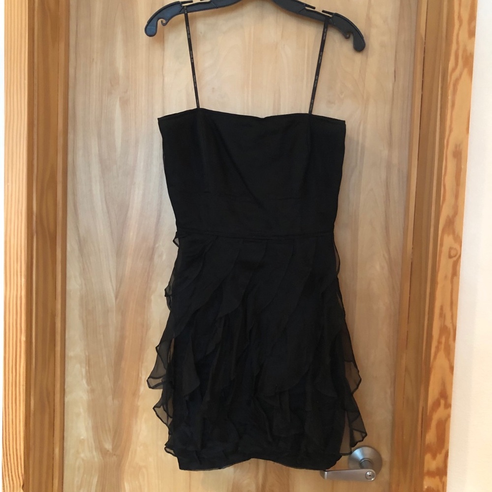 Rachel Zoe Organza Ruffle Strapless Dress Size 8